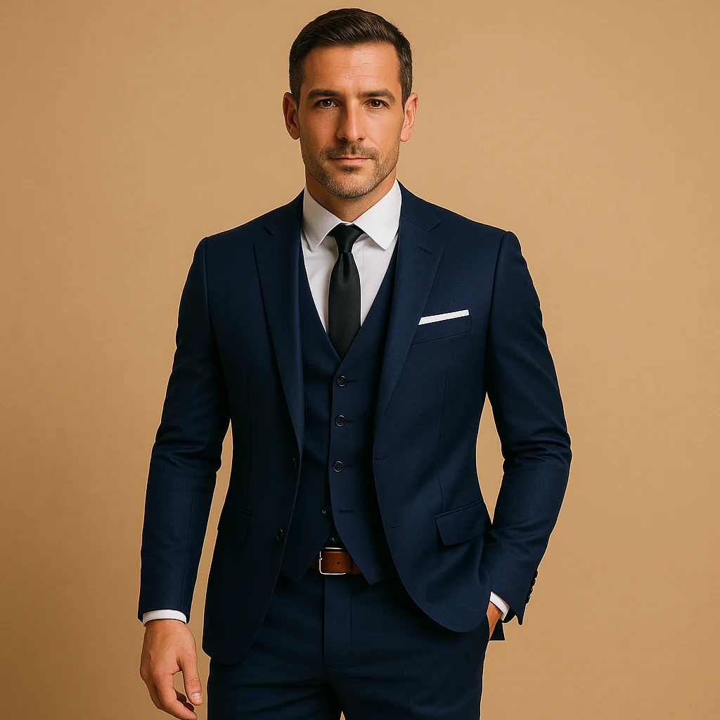 Louis – Costume Moderne à Trois Pièces - Image 3