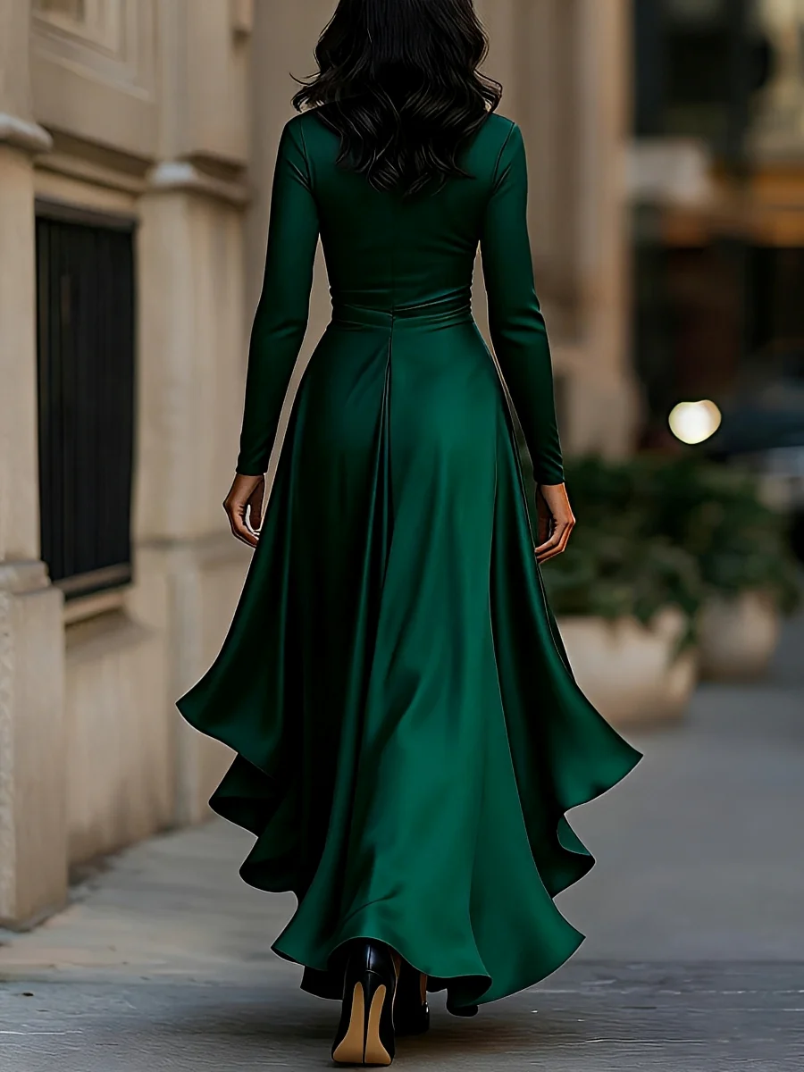 Lucie – Robe Élégante à Décolleté en V - Image 11
