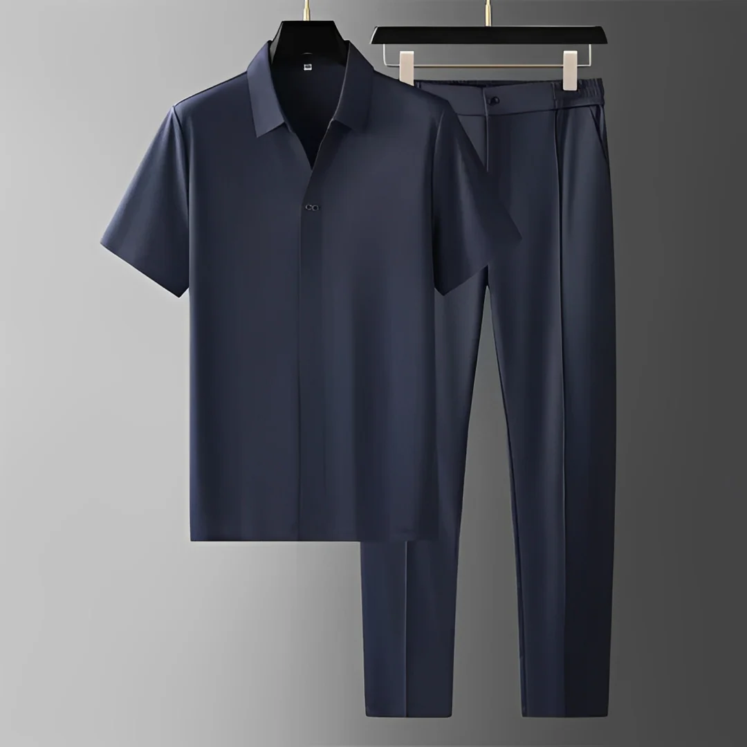 Luis - Ensemble chemise et pantalon homme pour l'été - Image 3