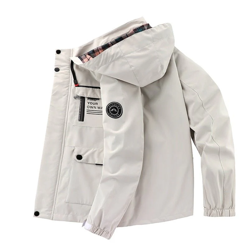 Luke – Manteau Imperméable en Titane - Image 3
