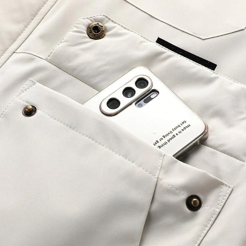Luke – Manteau Imperméable en Titane - Image 5