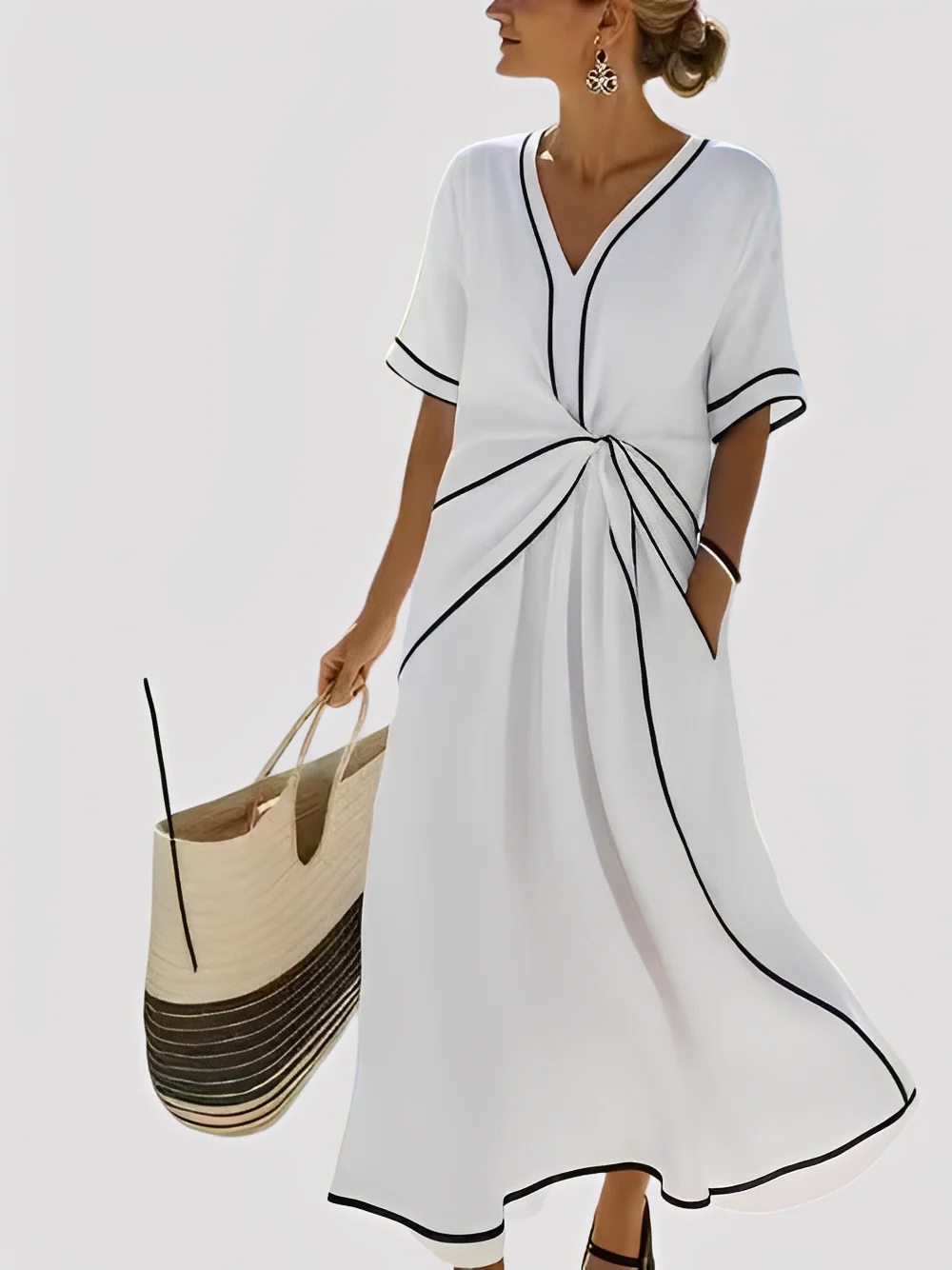 Mabel - Robe maxi élégante et ample pour femmes - Image 6