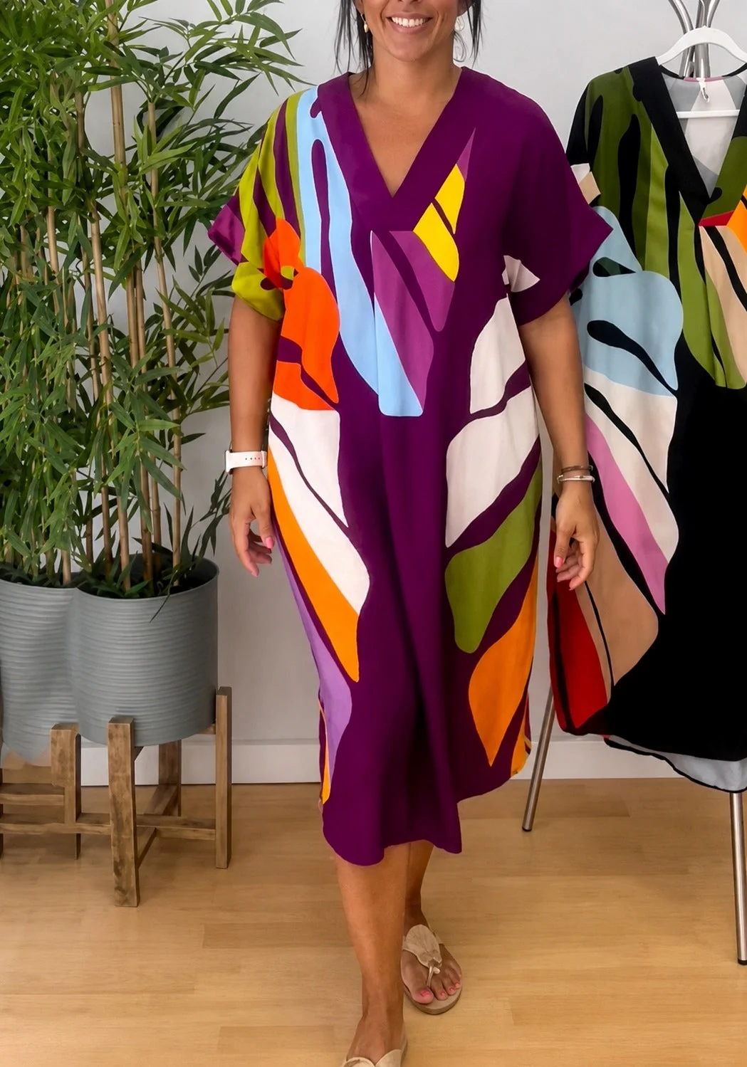Mabel - Robe Imprimée Élégante - Image 2