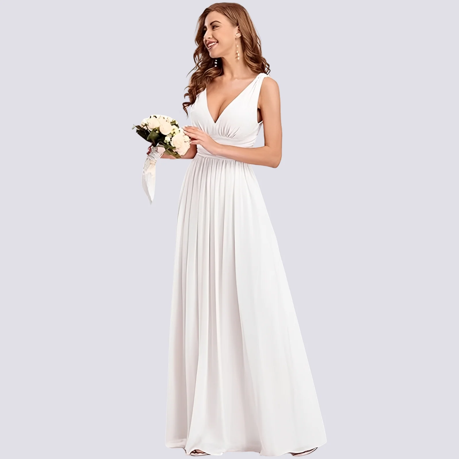 Maddie - Robe de soirée élégante sans manches pour femmes - Image 5