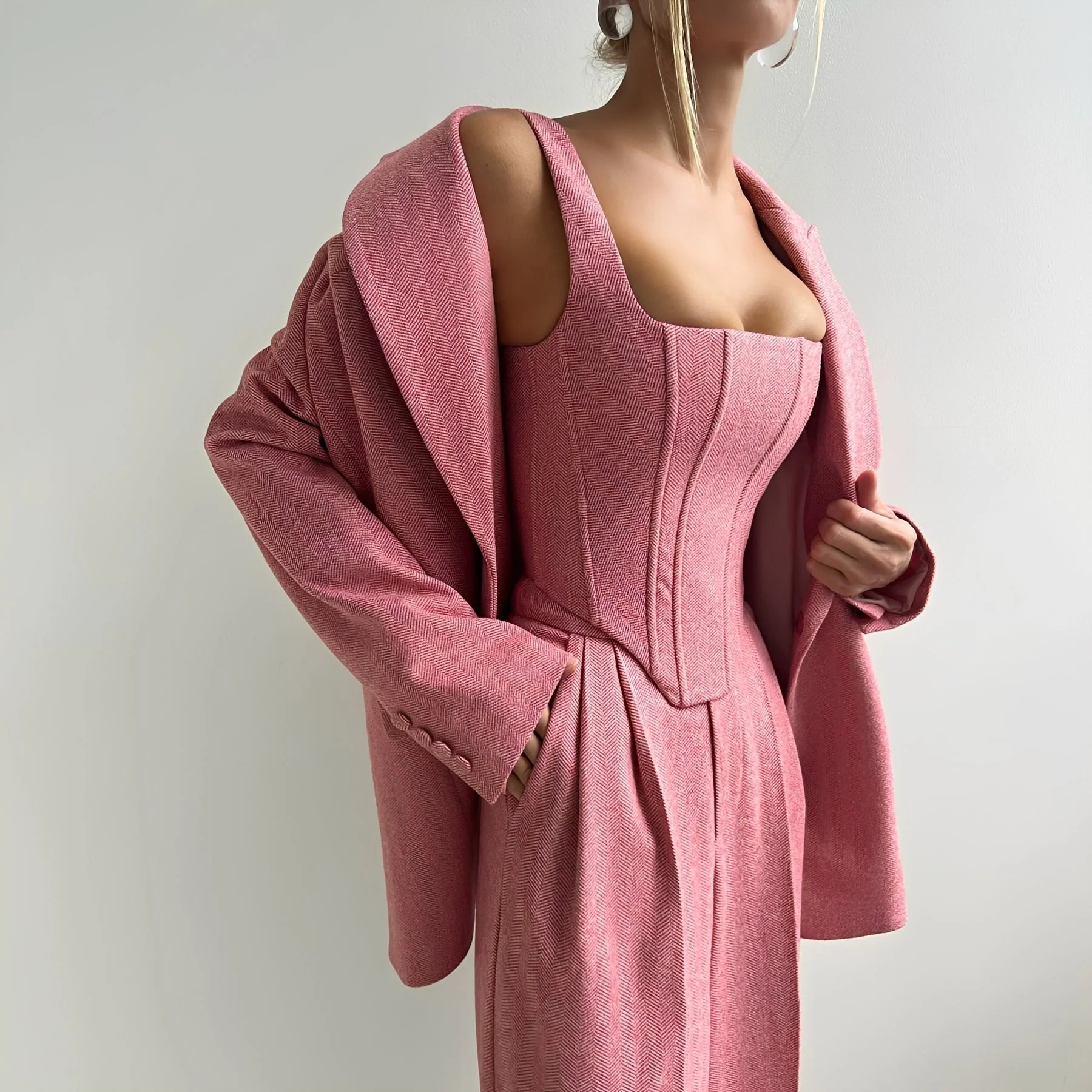Madeline - Ensemble blazer trois pièces élégant pour femmes