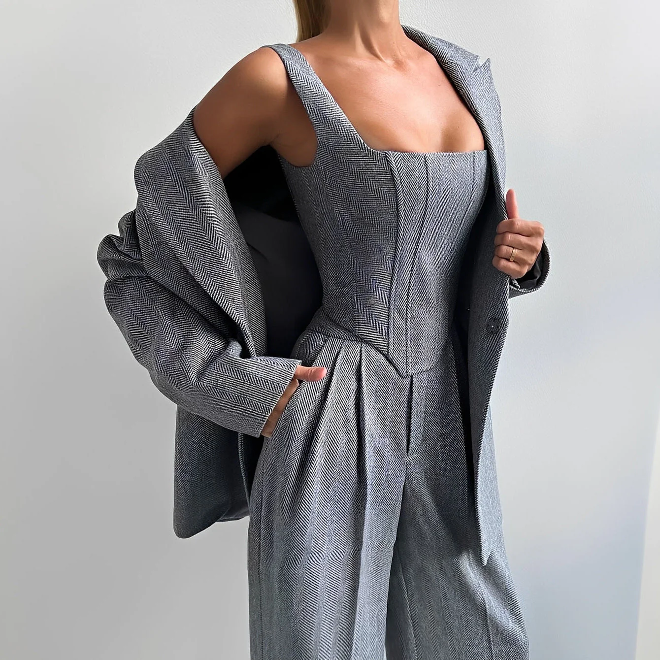 Madeline - Ensemble blazer trois pièces élégant pour femmes - Image 2