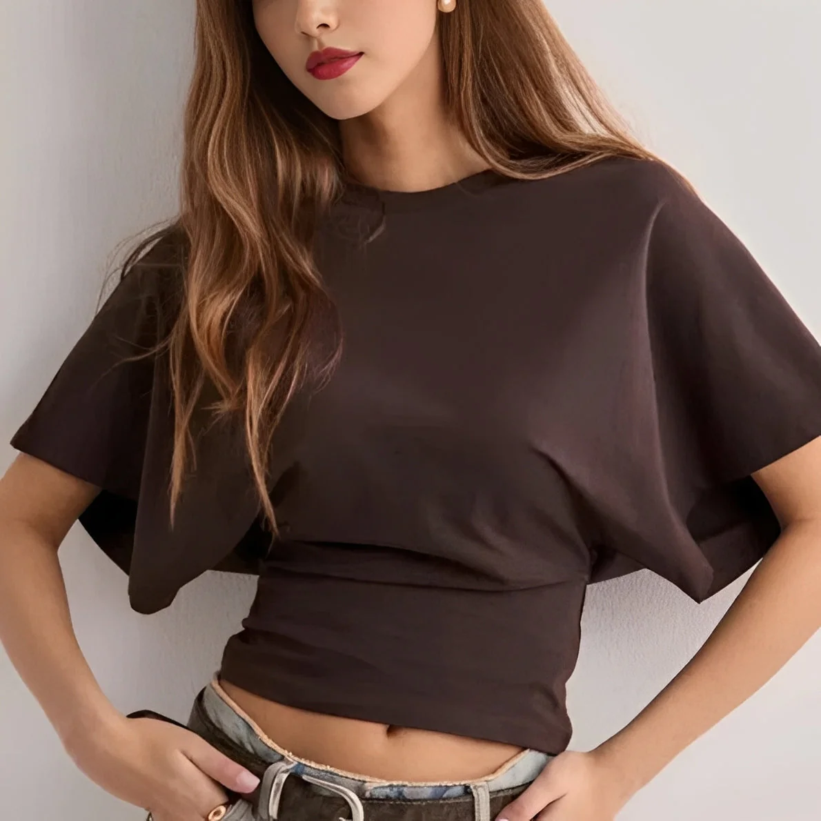 Maggy - T-shirt Élégant à Manches Amples - Image 3