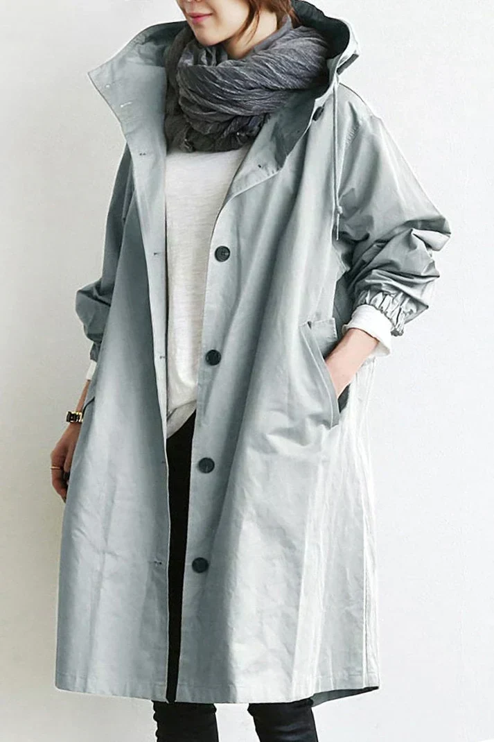 Mara – Manteau élégant à capuche pour journées fraîches