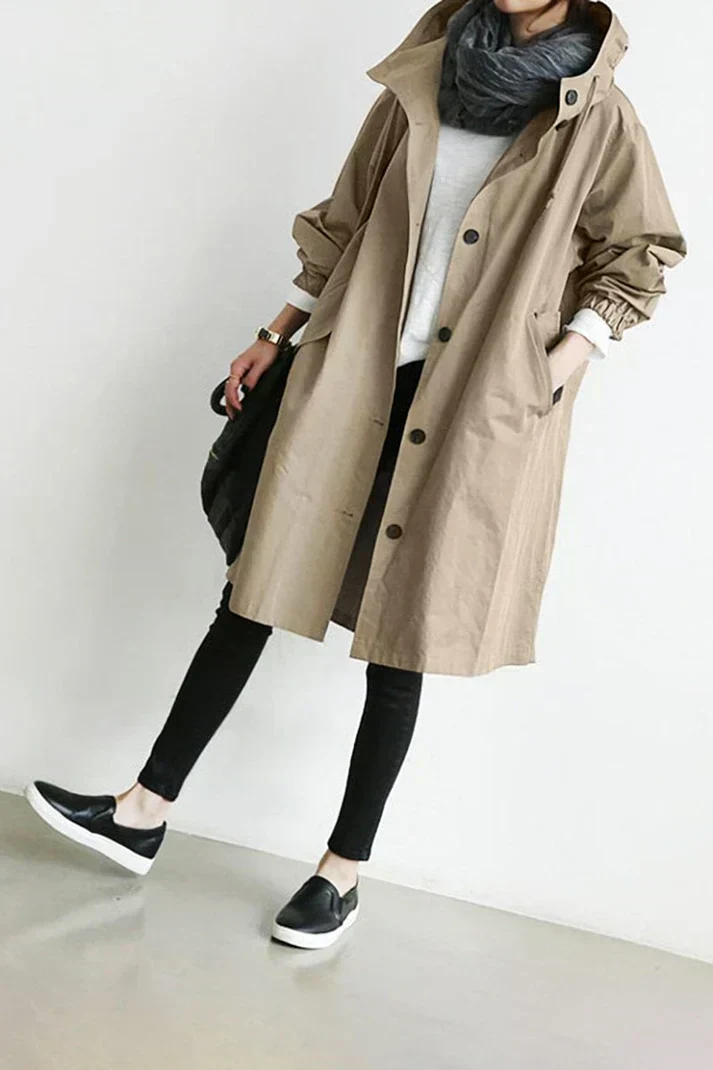 Mara – Manteau élégant à capuche pour journées fraîches - Image 5