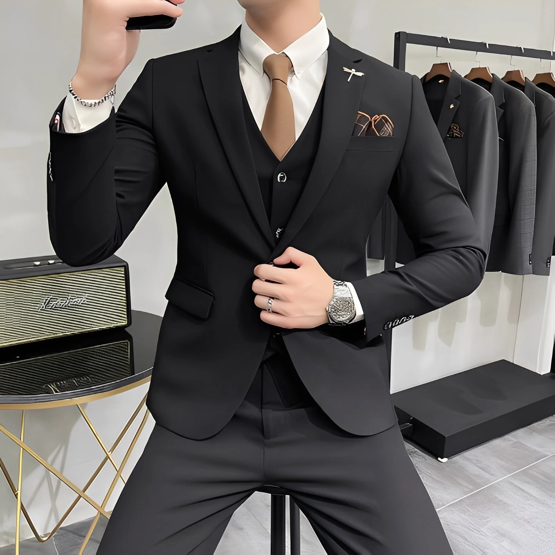 Marc - Ensemble homme trois pièces sophistiqué - Image 6