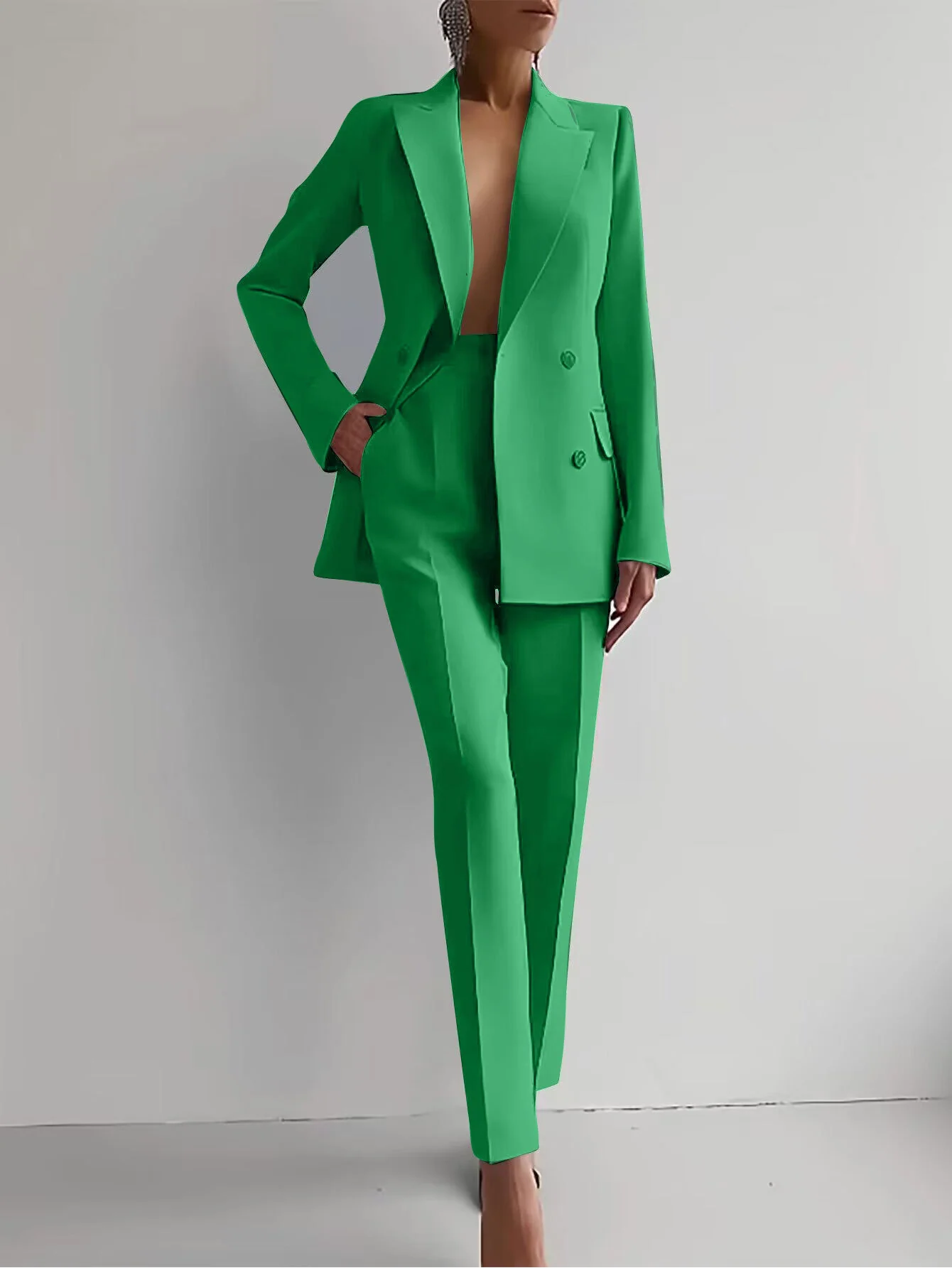 Marva - Tailleur blazer et pantalon pour femme - Image 10