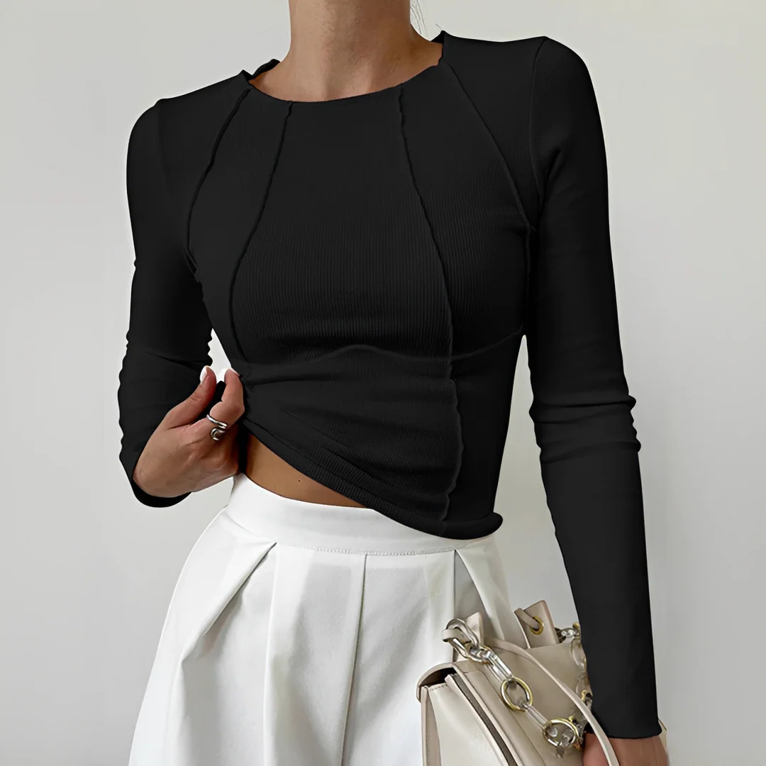 Matilda - Haut chic à manches longues pour femme - Image 5