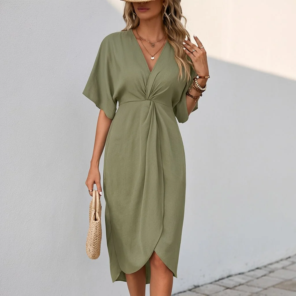 May - Robe Élégante à Embrassade - Image 2