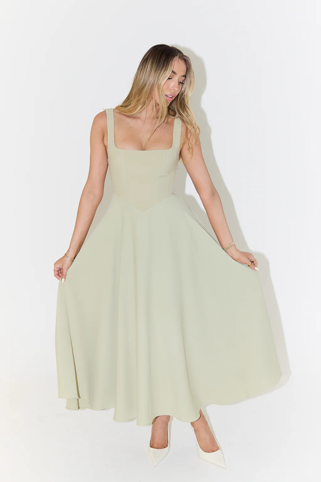 Melisandre - Robe Midi Femme, Élégante et Polyvalente - Image 12
