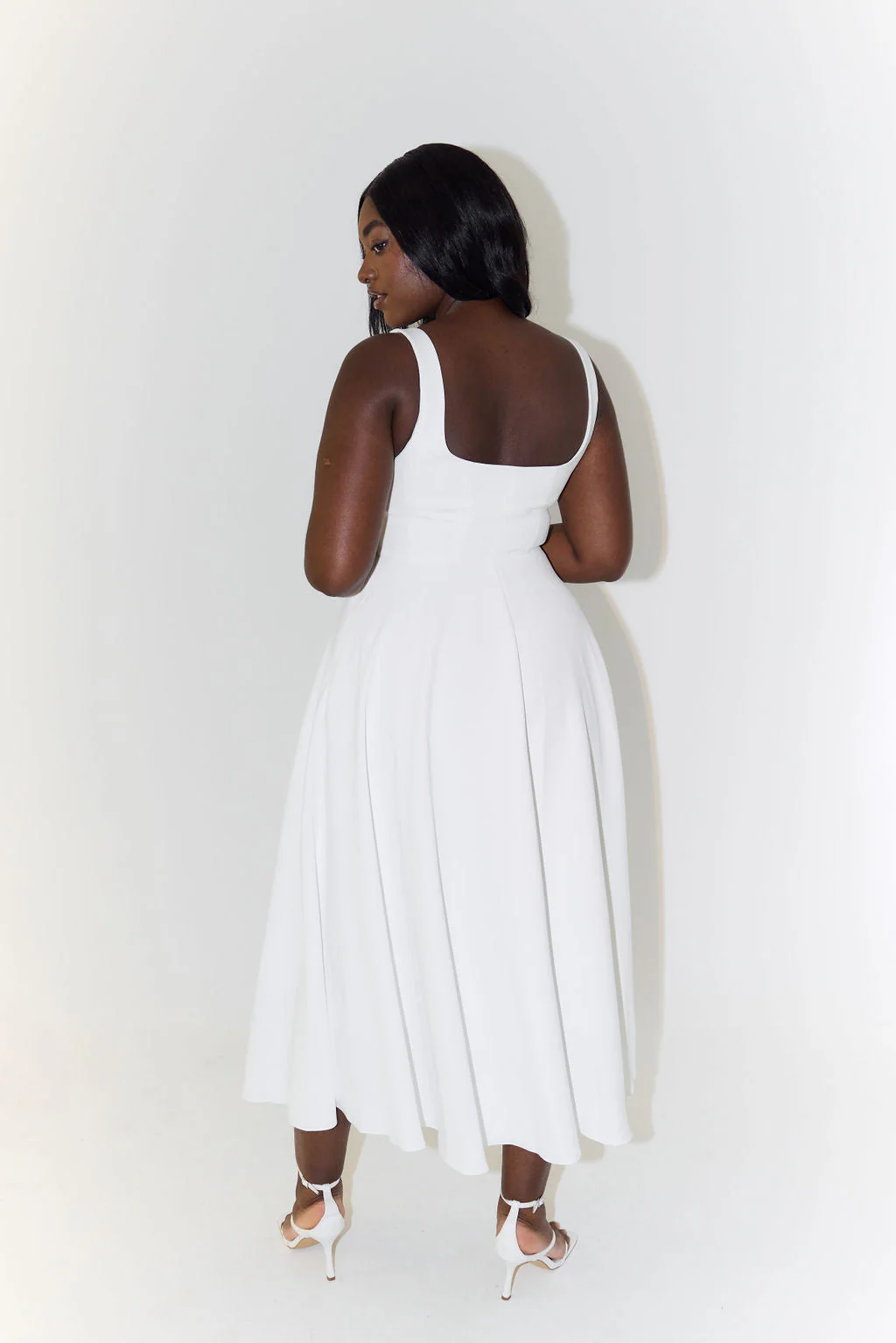 Melisandre - Robe Midi Femme, Élégante et Polyvalente - Image 5