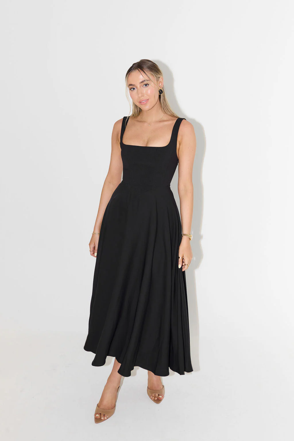 Melisandre - Robe Midi Femme, Élégante et Polyvalente - Image 9