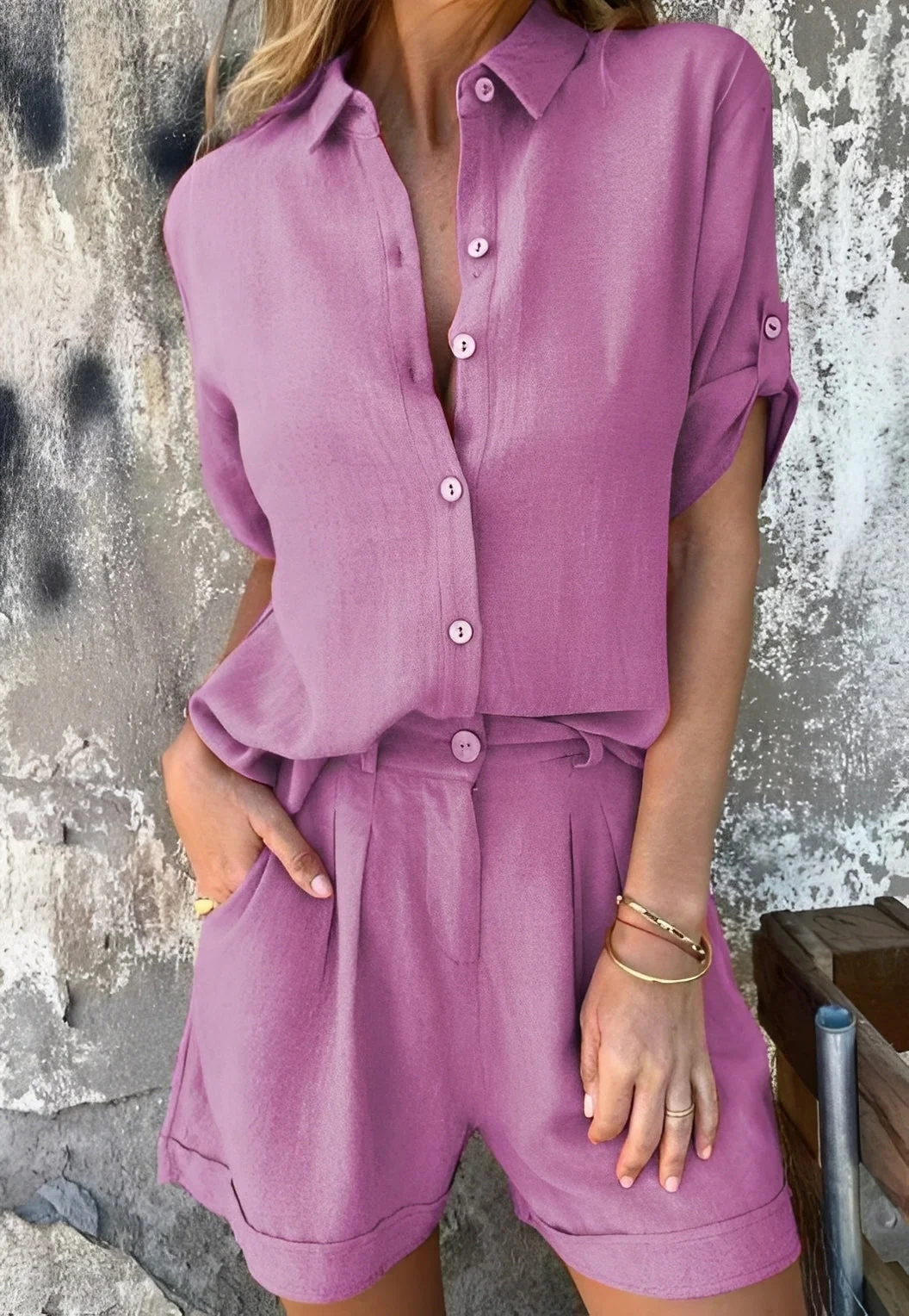 Minnie - Ensemble blouse et short décontracté - Image 5
