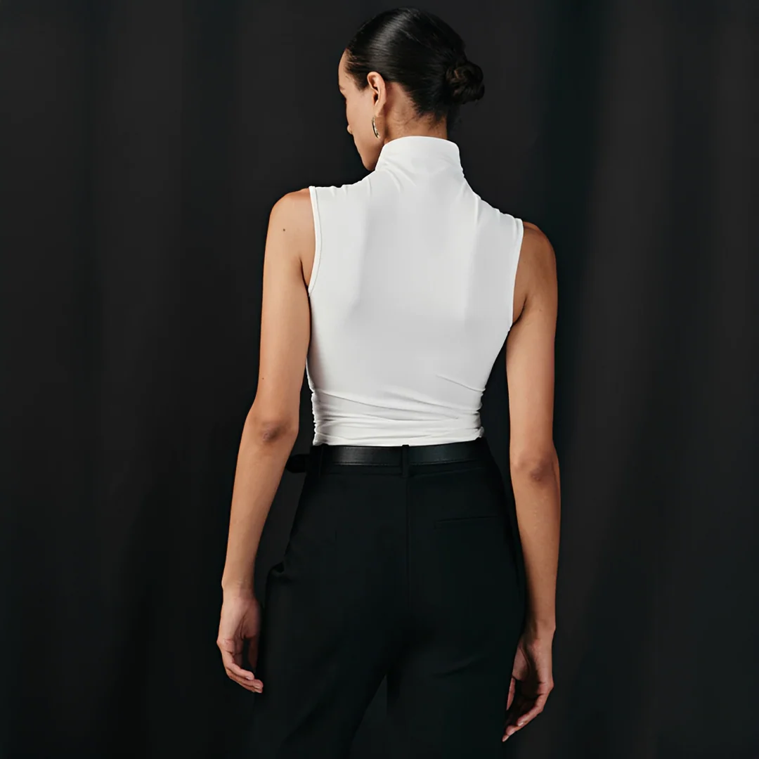 Mireya - Haut Stylé à Col Croisé - Image 2
