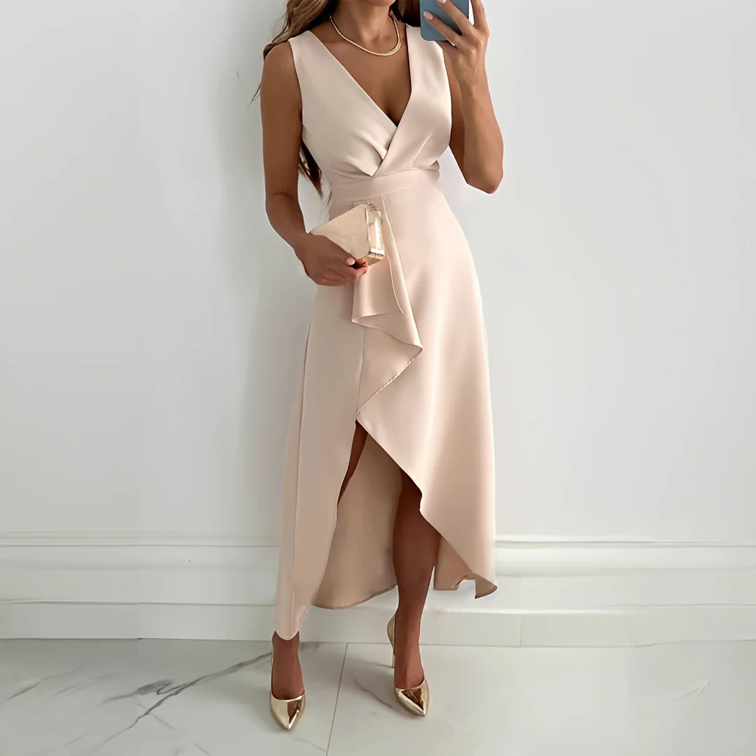 Monic - Robe Midi à Plis
