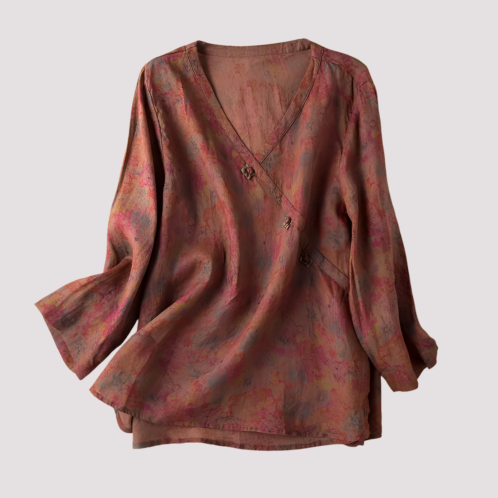 Monica - Blouse élégante à motif floral pour femmes - Image 4