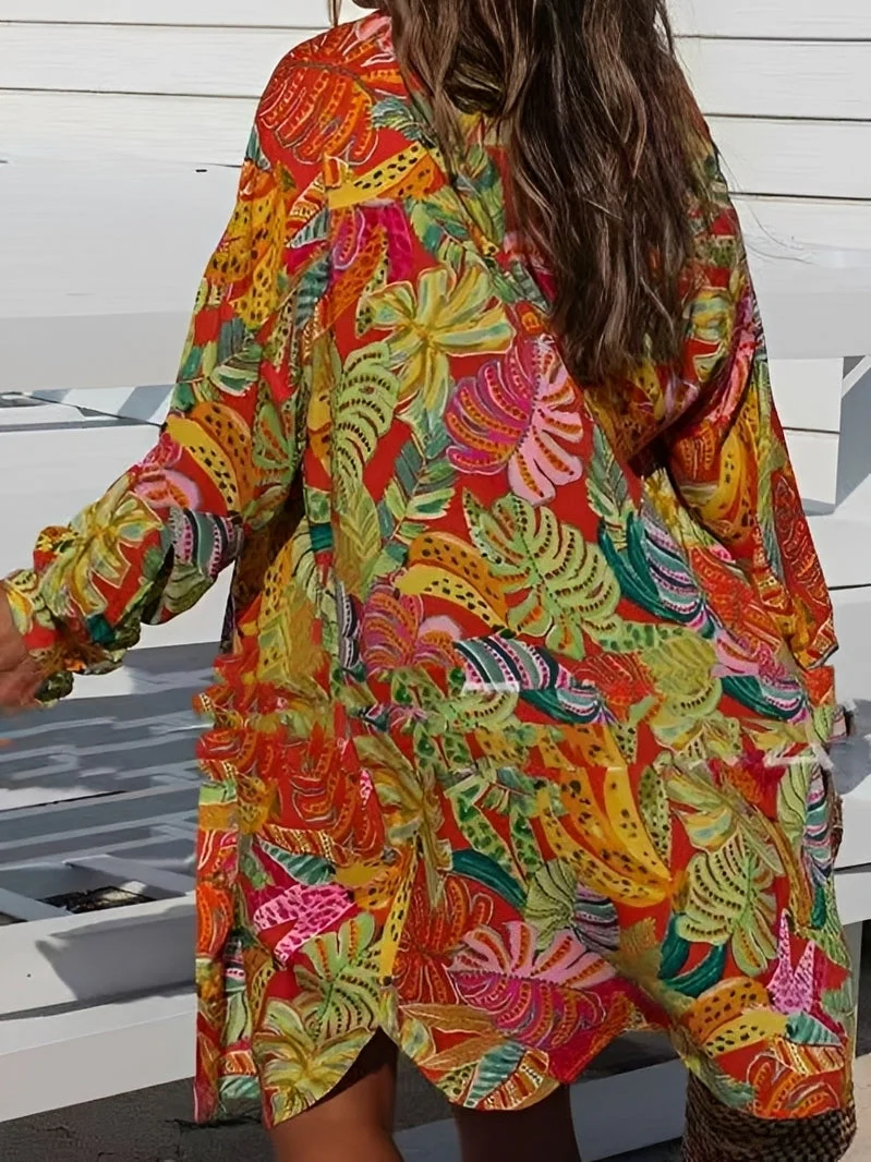 Montes - Robe Chemise à Boutons Florale - Image 2