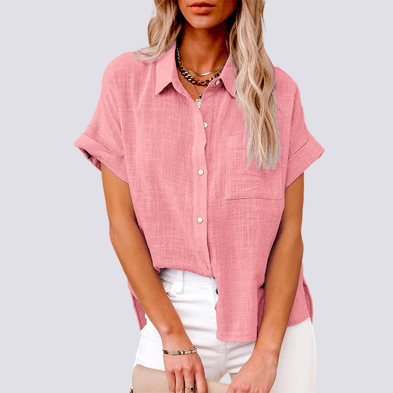 Nicole - Blouse à manches courtes avec poche - Image 2