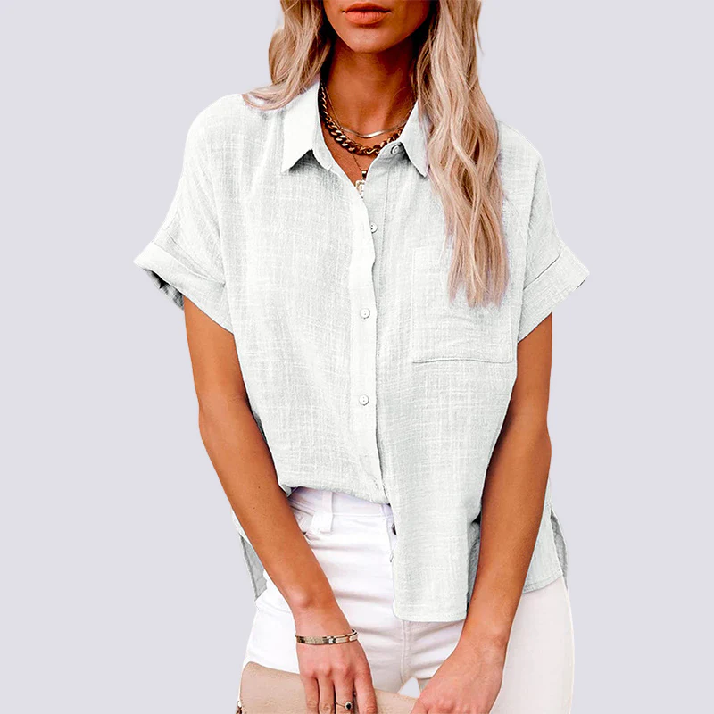 Nicole - Blouse à manches courtes avec poche - Image 4