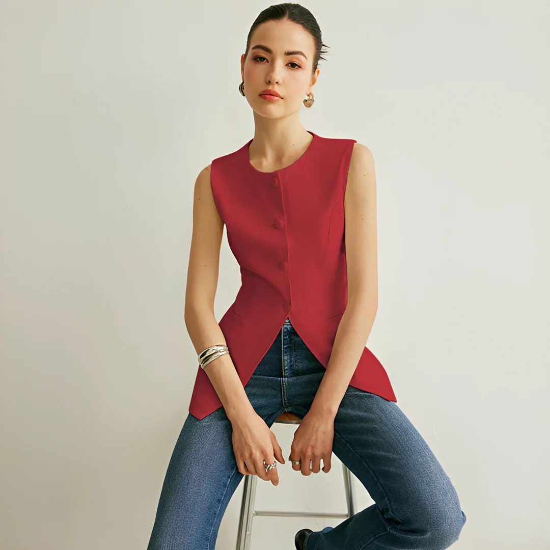 Nyla - Gilet Élégant Sans Manches - Image 6