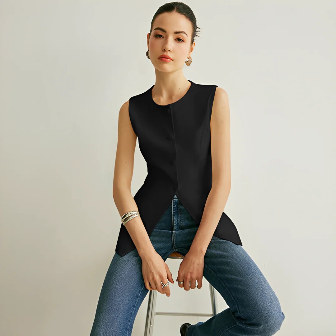 Nyla - Gilet Élégant Sans Manches - Image 7
