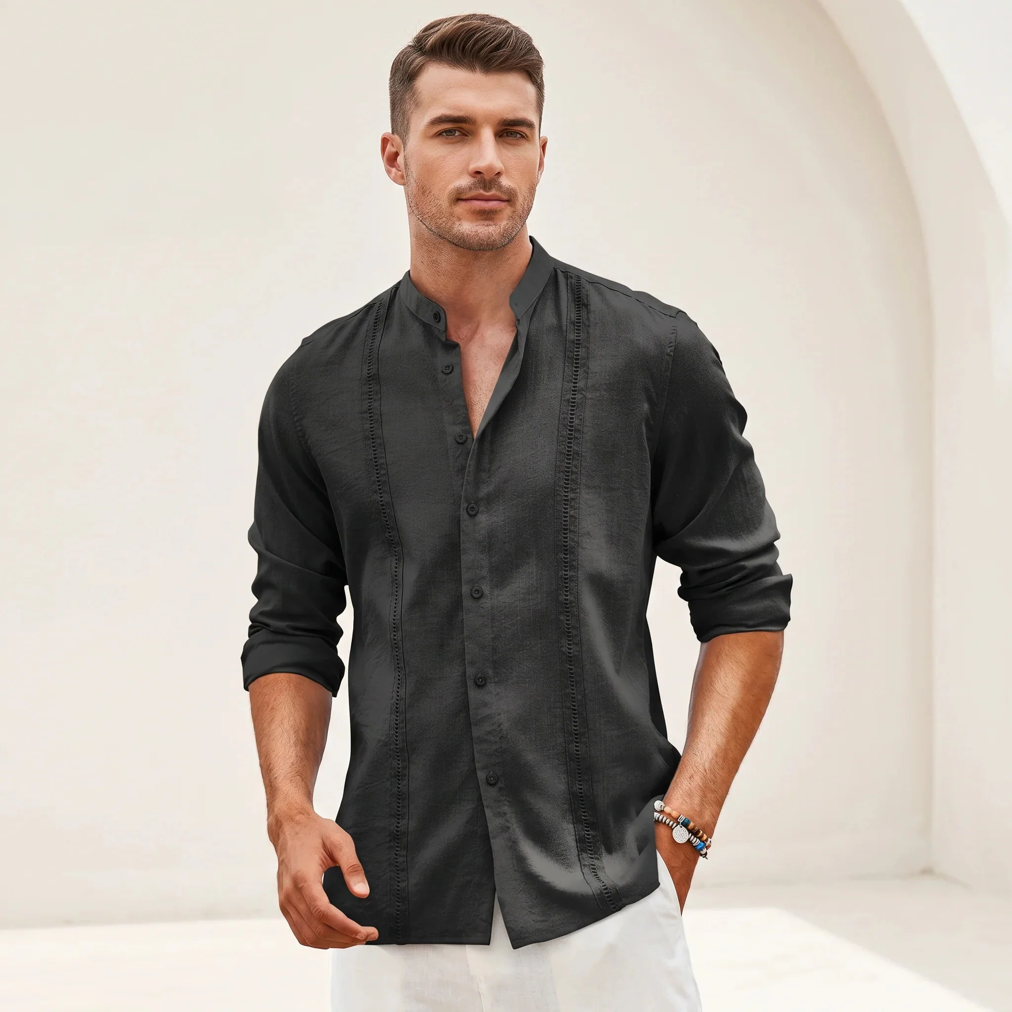 Olivier - Chemise Élégante Décorée - Image 8