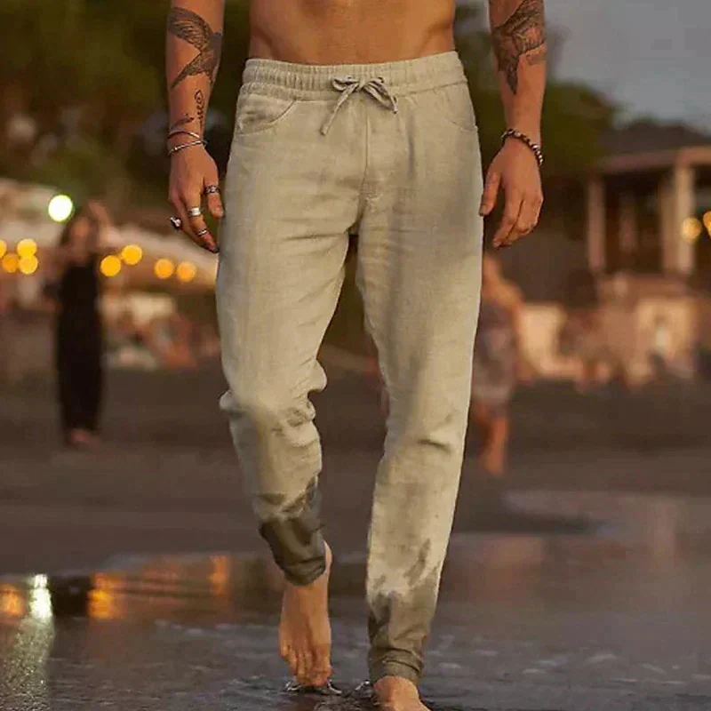 Pantalon léger décontracté pour homme – coupe confortable