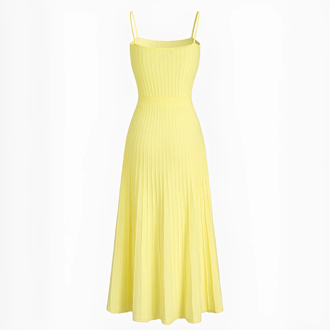 Pheobie - Robe Midi Élégante et Plissée - Image 3
