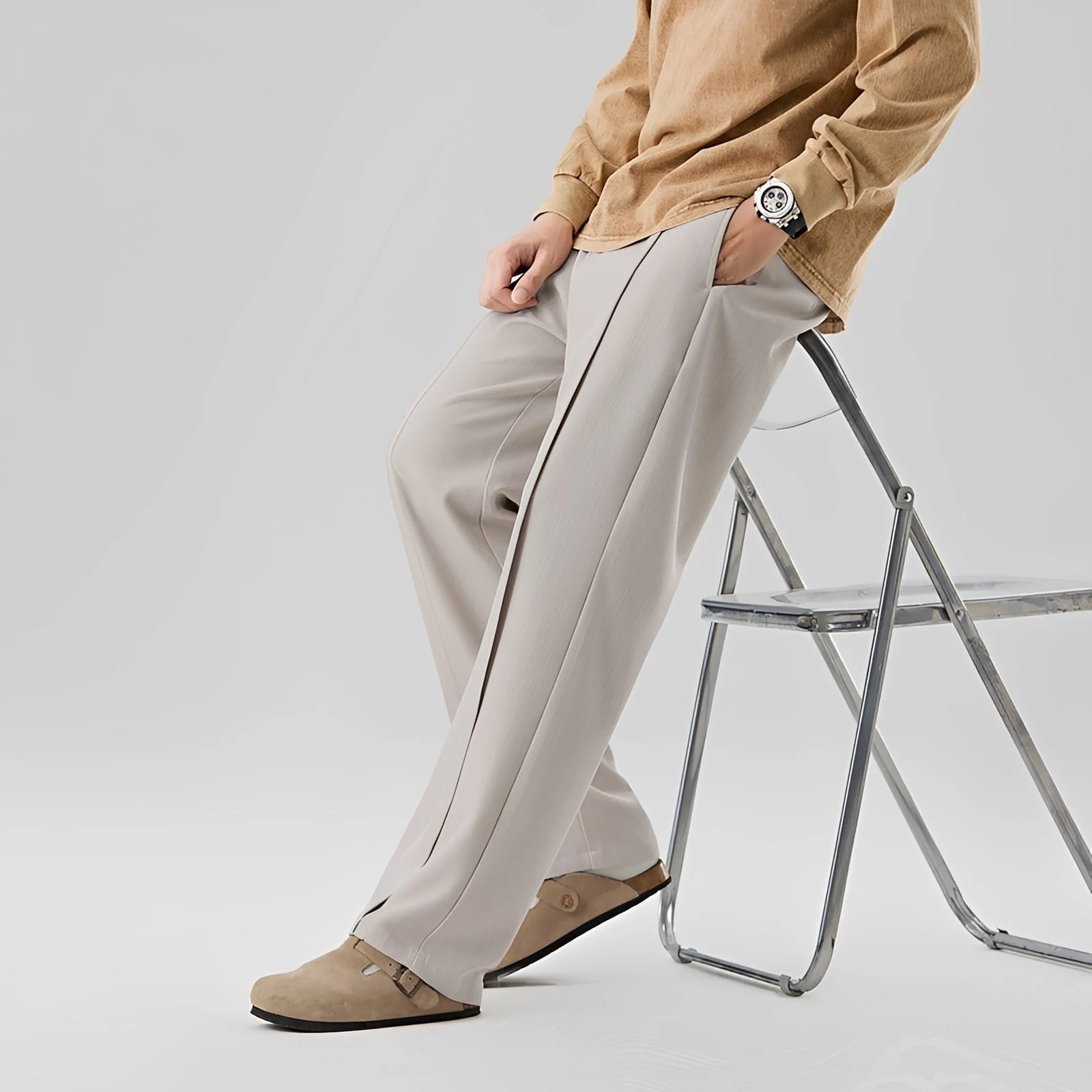 Preston - Pantalon Drapé Formel