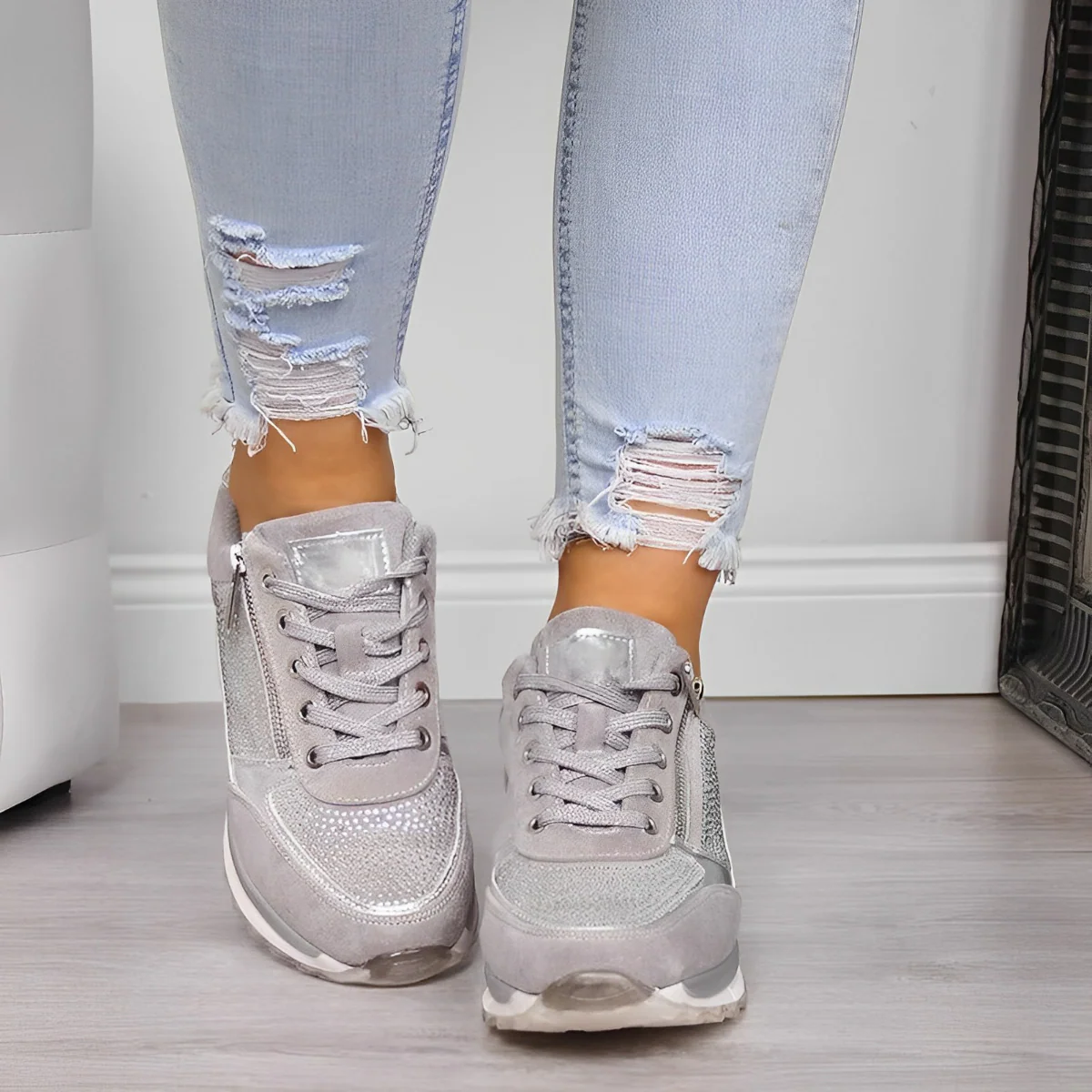 Pro Chaussures - Chaussures confortables avec fermeture éclair - Image 4