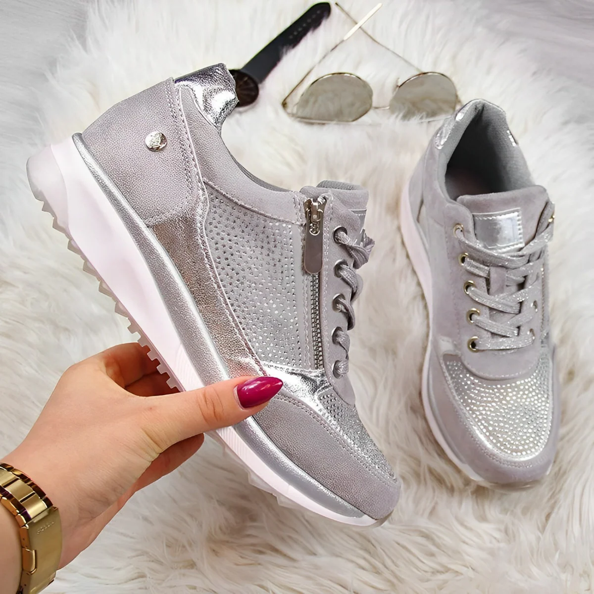 Pro Chaussures - Chaussures confortables avec fermeture éclair - Image 5