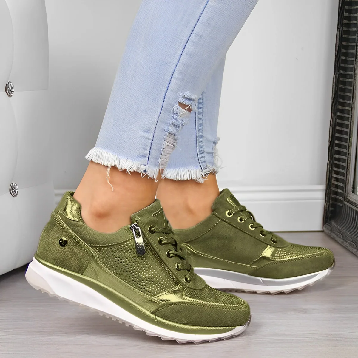 Pro Chaussures - Chaussures confortables avec fermeture éclair - Image 8