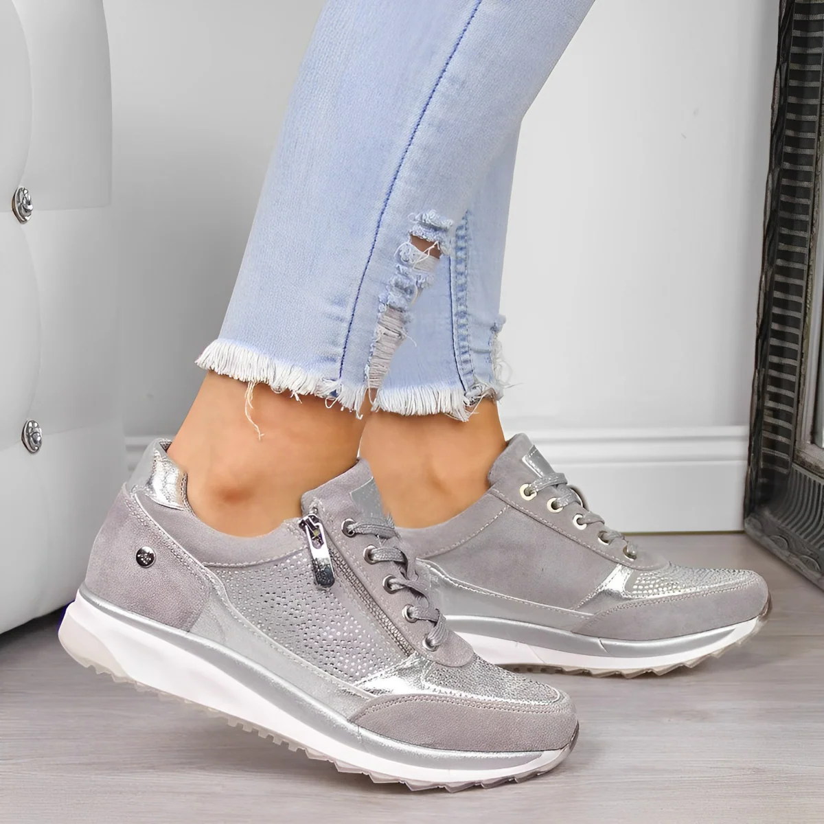 Pro Chaussures - Chaussures confortables avec fermeture éclair - Image 9
