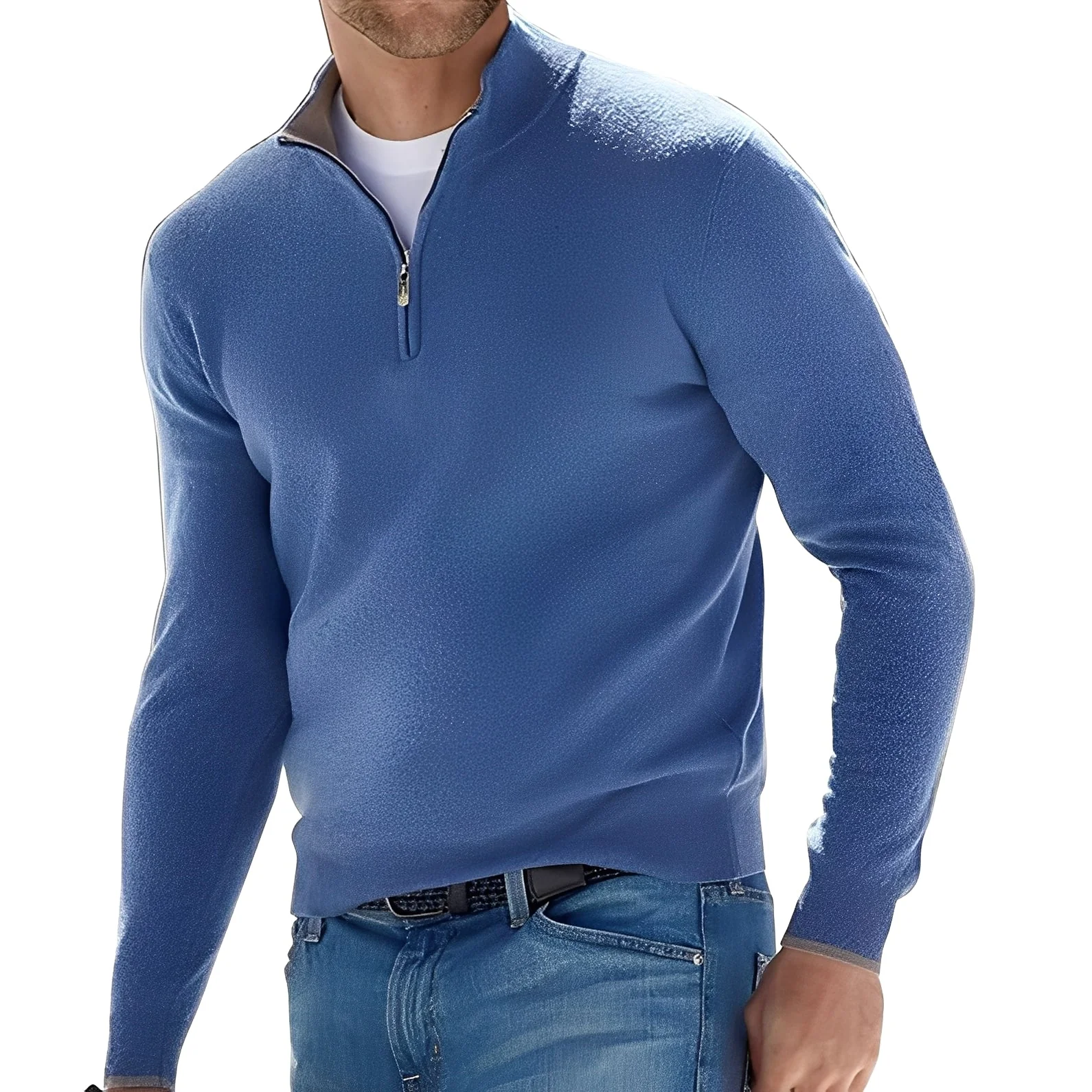 Ralph – Pull zippé pour homme au style casual - Image 2