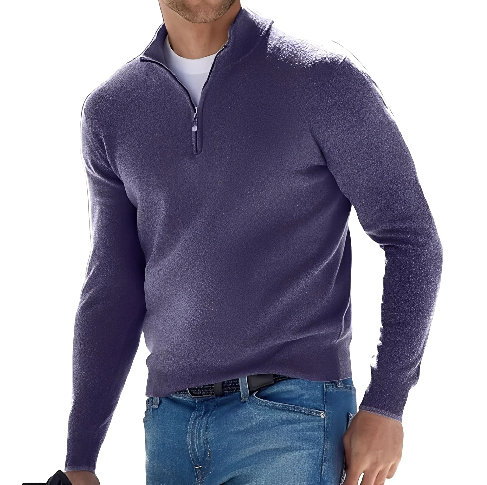 Ralph – Pull zippé pour homme au style casual - Image 7