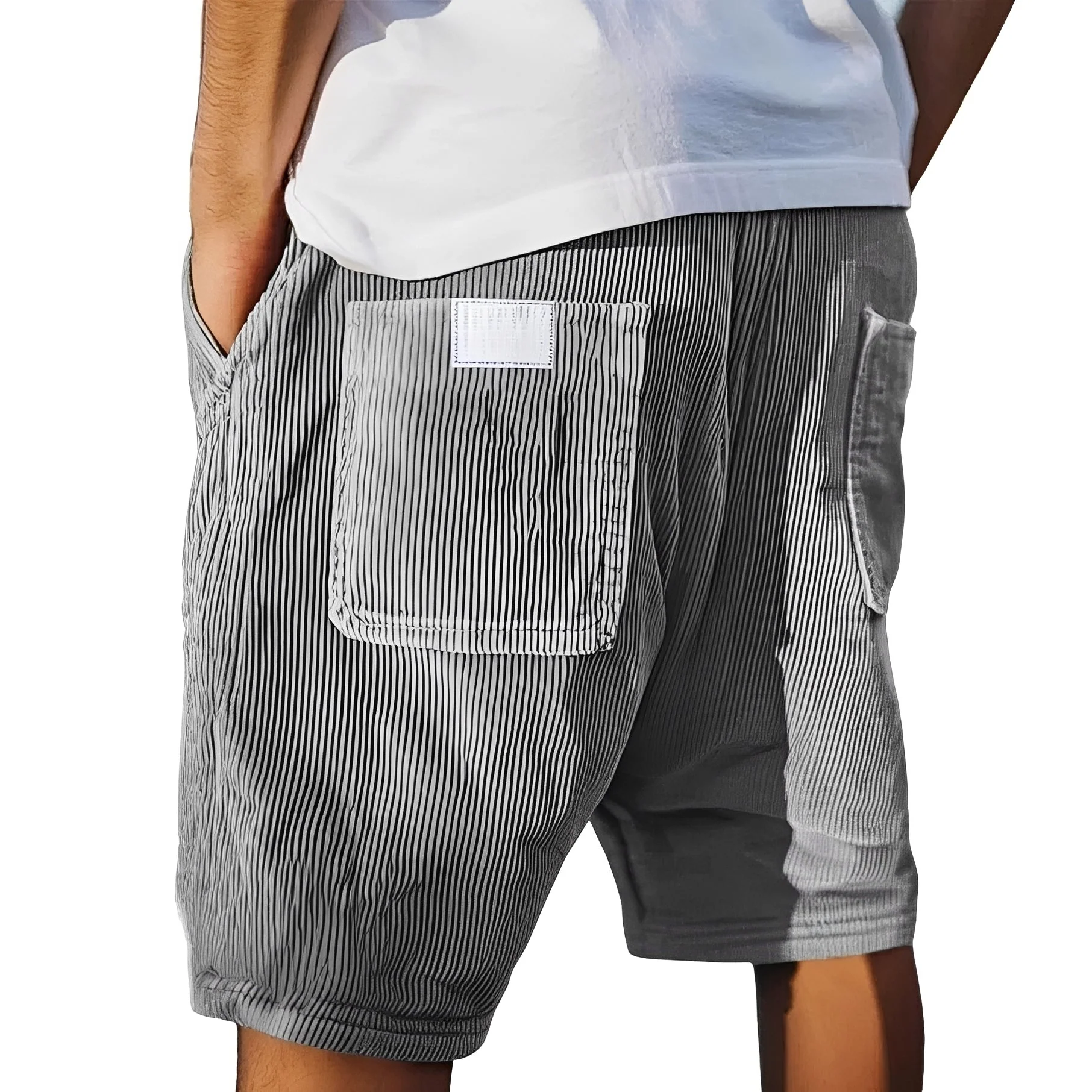 Ritchie - Shorts côtelés décontractés - Image 4