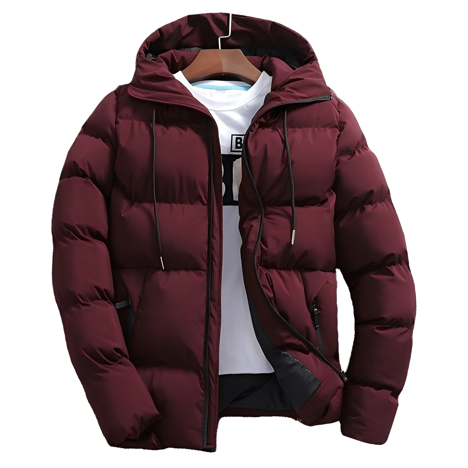 Robert - Veste matelassée élégante avec capuche pour hommes - Image 2