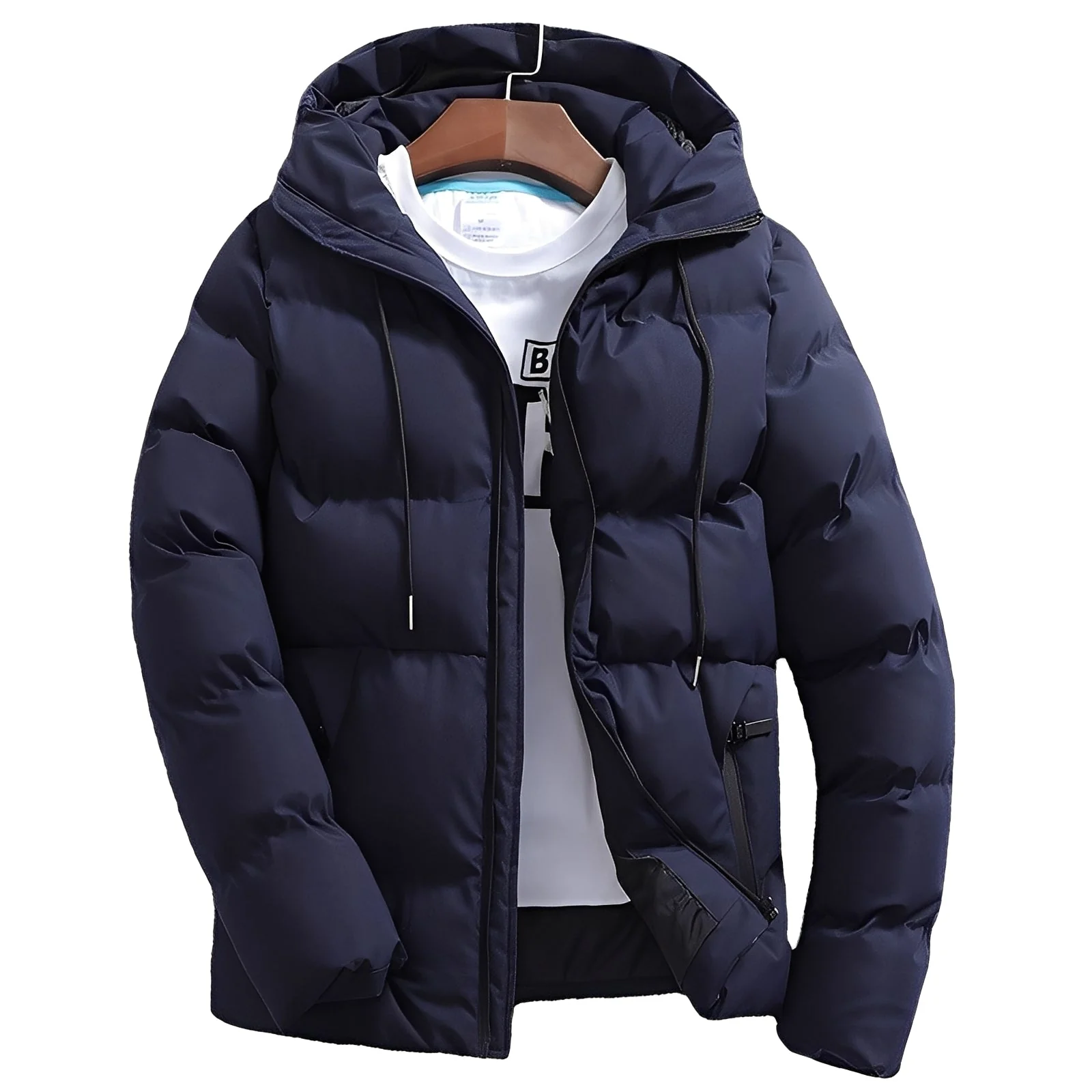 Robert - Veste matelassée élégante avec capuche pour hommes - Image 3