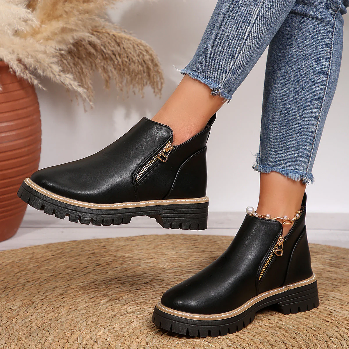 Rowanne - Bottines élégantes avec fermeture éclair pour femmes - Image 5