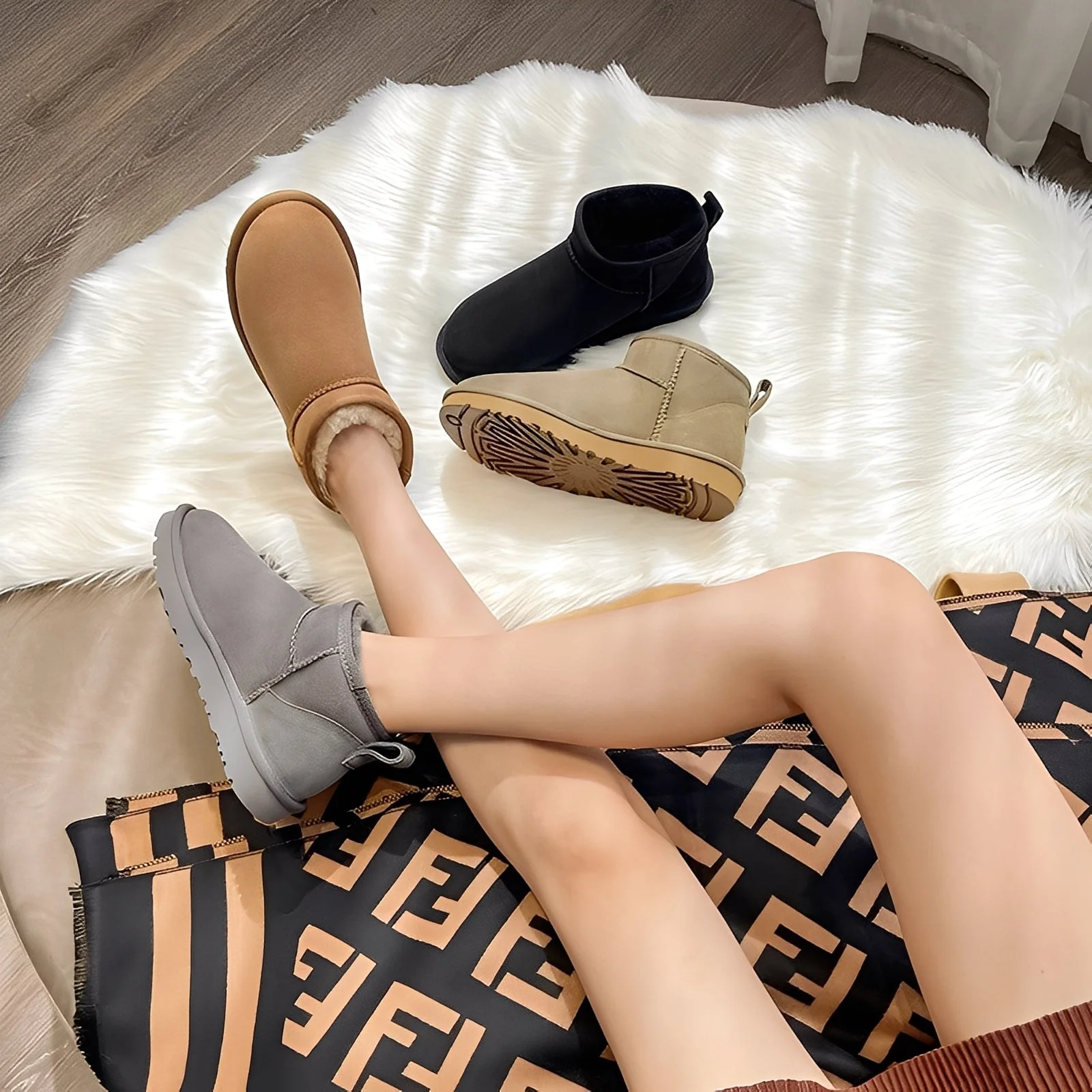 Rozanne - Petites Bottes Hivernales Décontractées pour Femmes - Image 3
