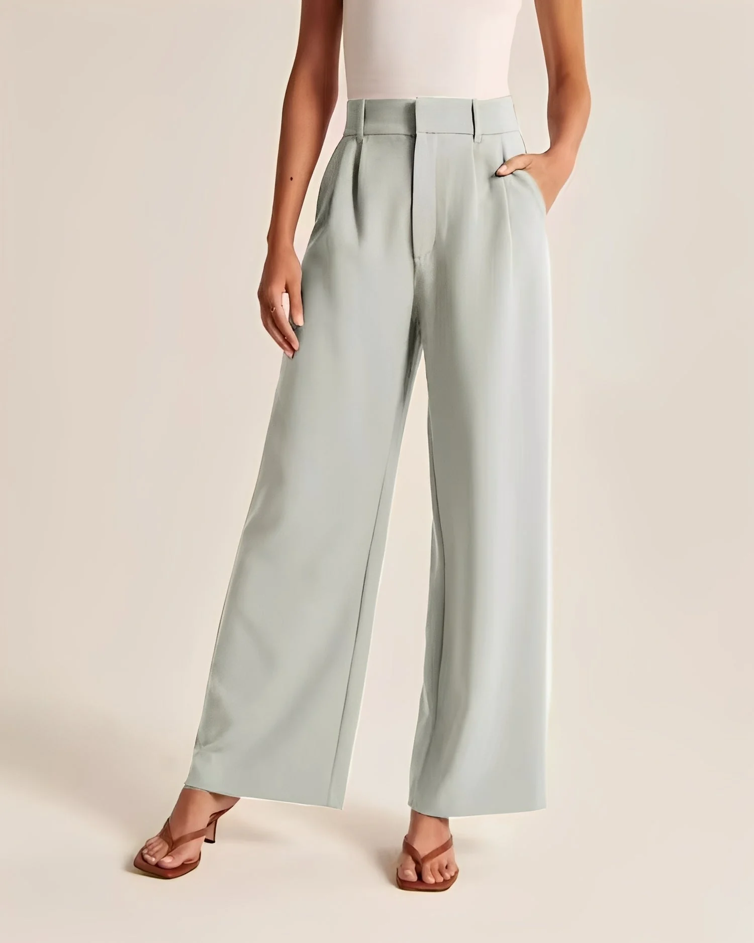 Ruth - Pantalon élégant à jambes larges pour femmes - Image 2