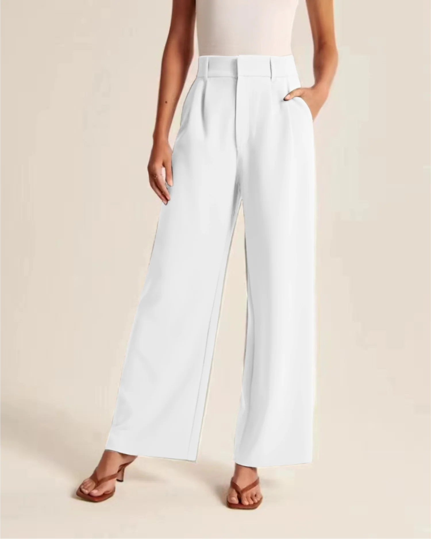 Ruth - Pantalon élégant à jambes larges pour femmes - Image 4