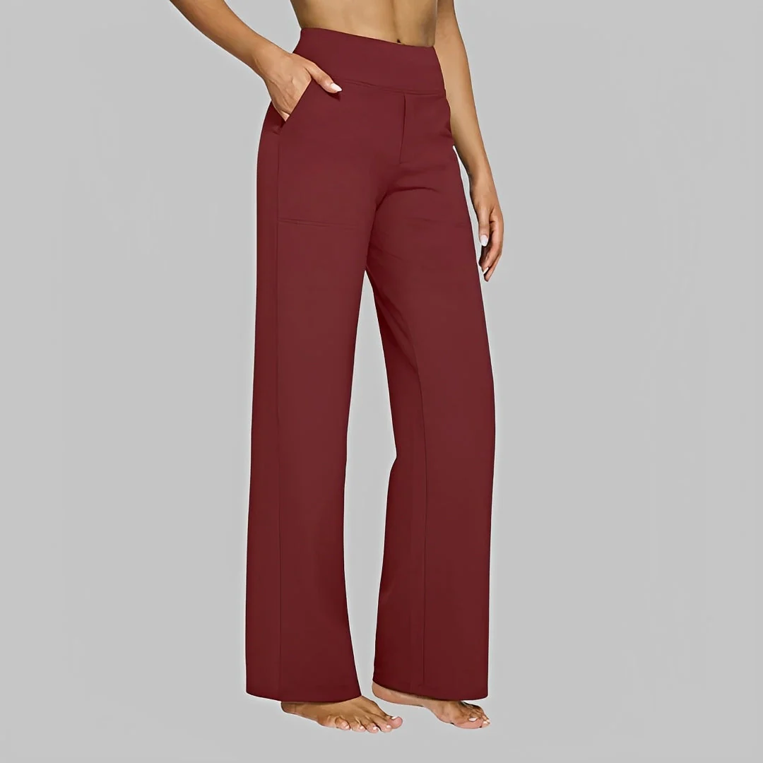 Salma - Pantalon taille haute décontracté - Image 3