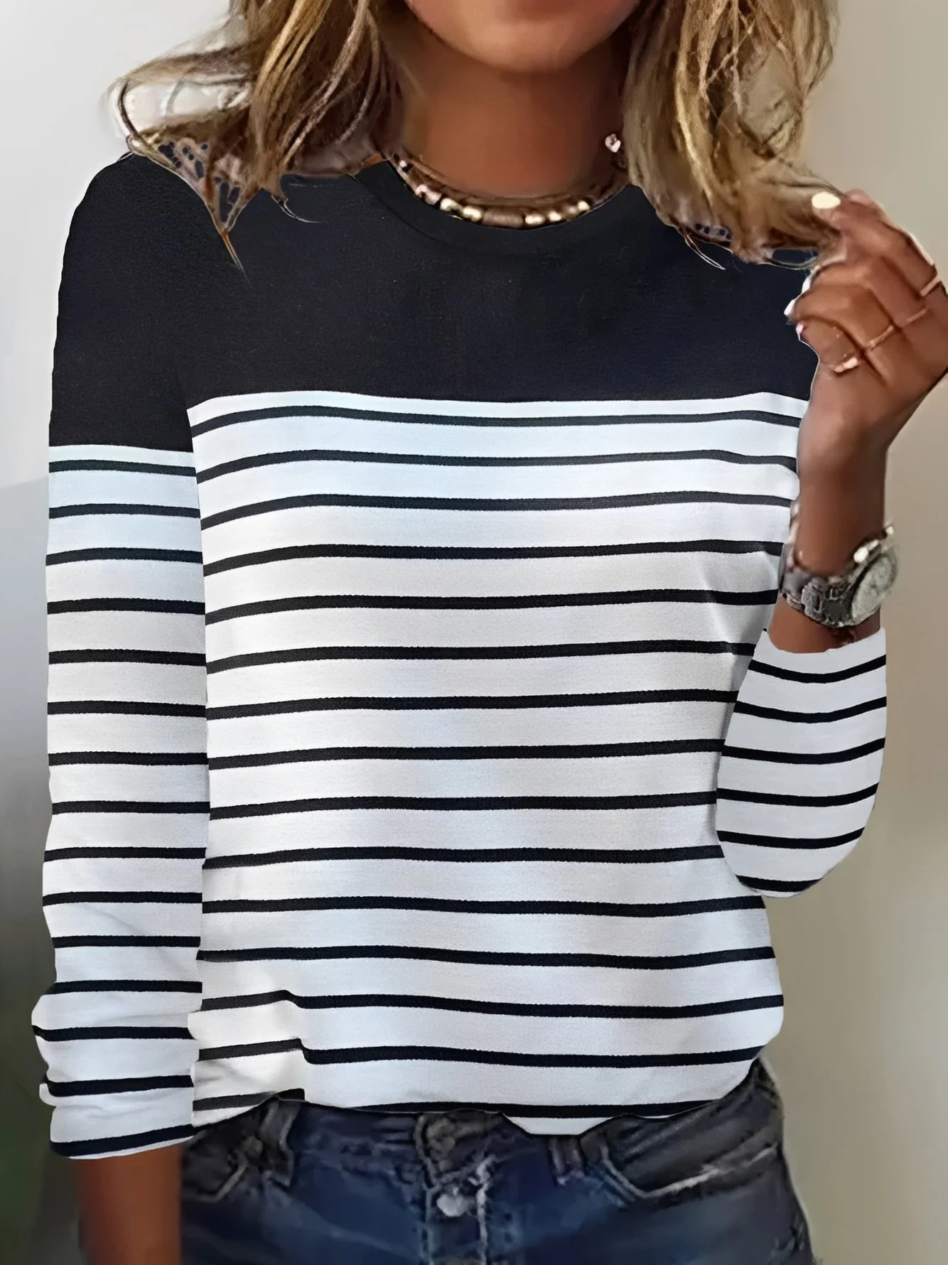 Samantha - Chemise à Manches Longues Femme - Élégante et Décontractée - Image 5