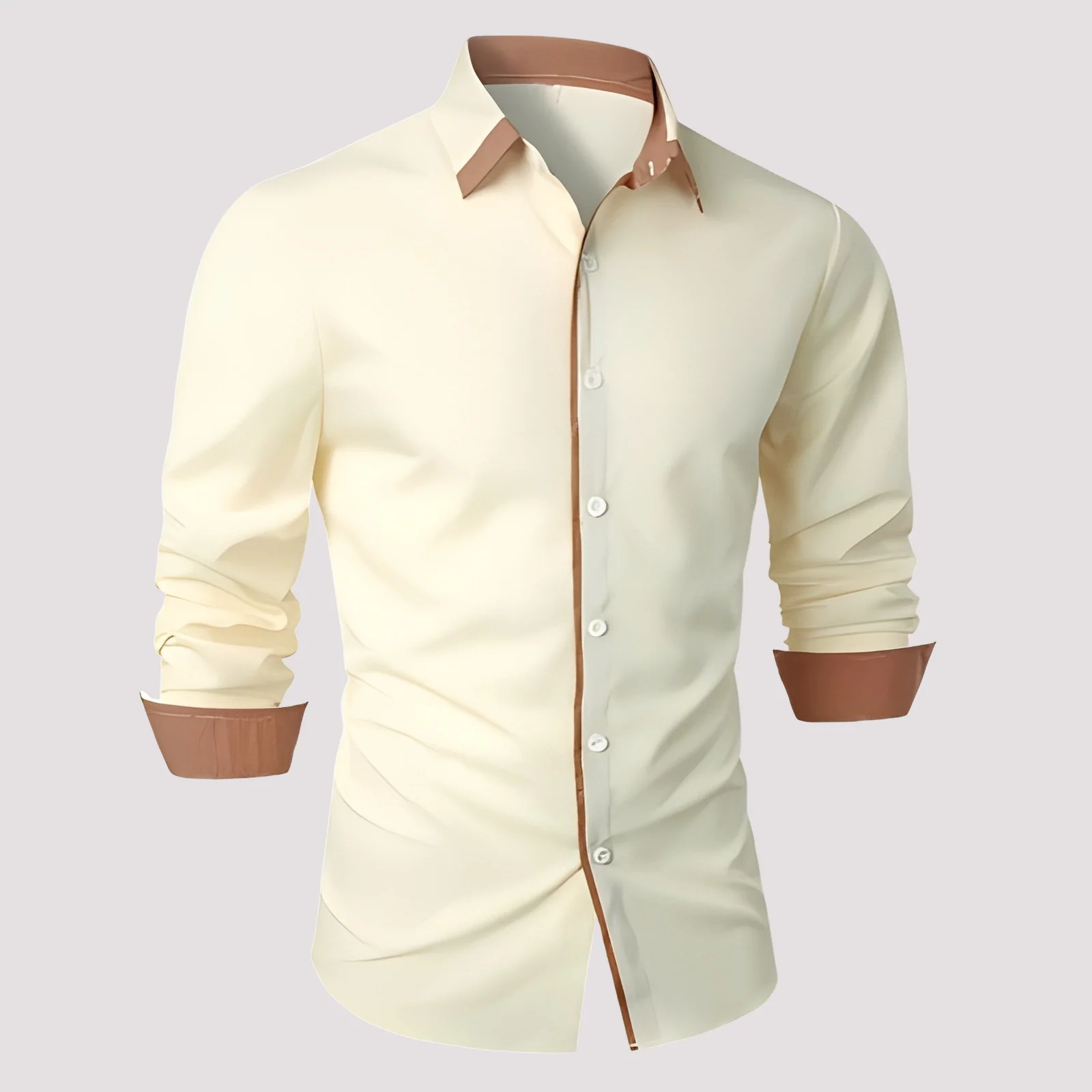 Samuel - Surchemise élégante à manches longues pour hommes