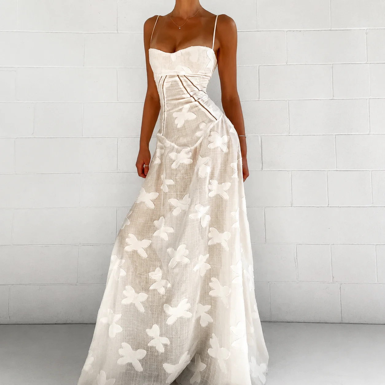 Sandra - Robe Maxi Élégante Ajustée - Image 2